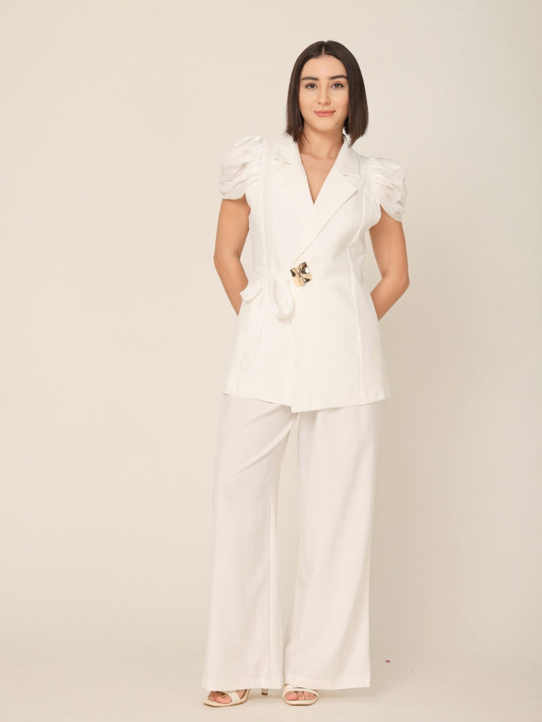 Short Sleeves Top And Trousers